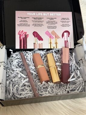 L’Oréal PR lip liner, lip stain, lipsticks